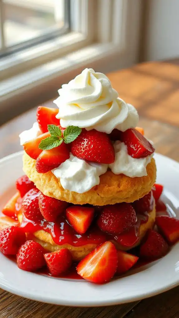 delicious summer strawberry dessert