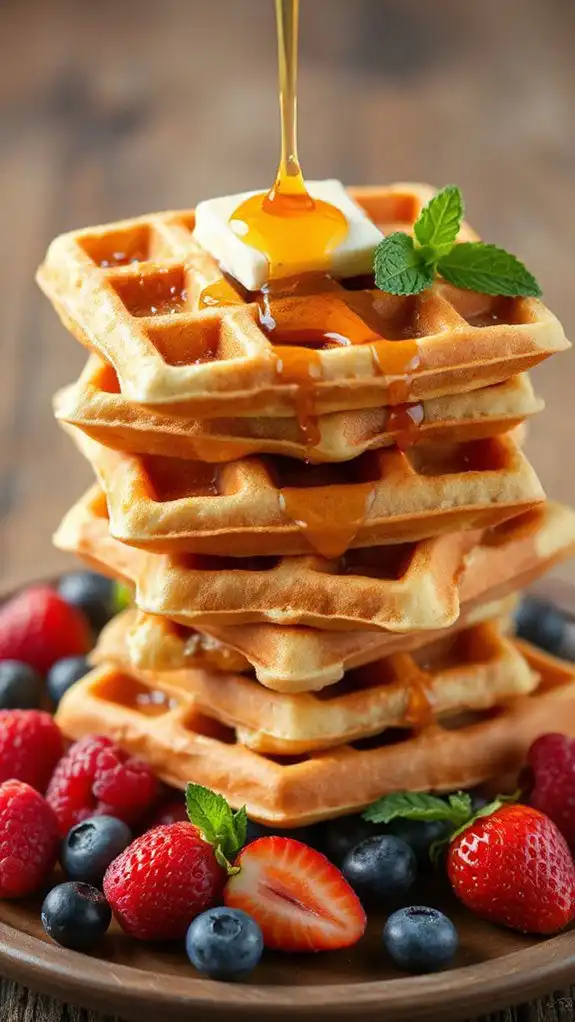 delicious syrup with fruit