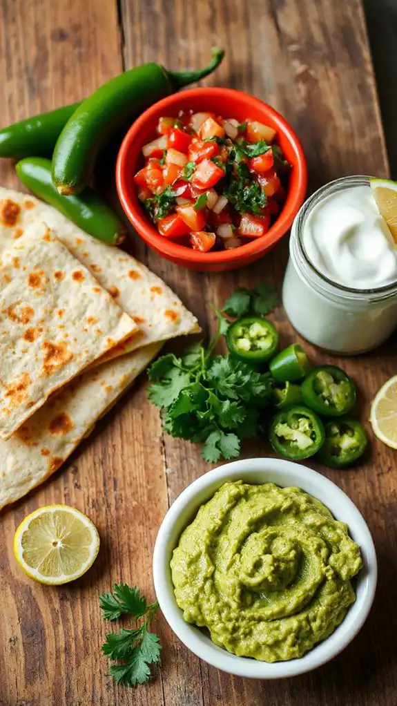 delicious toppings for quesadillas