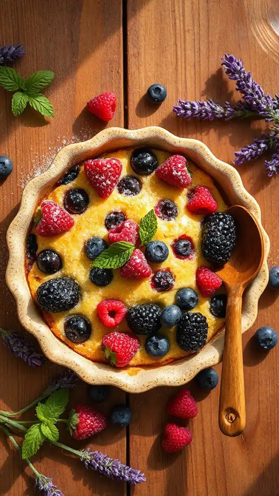 delightful berry custard dessert delightful berry custard dessert