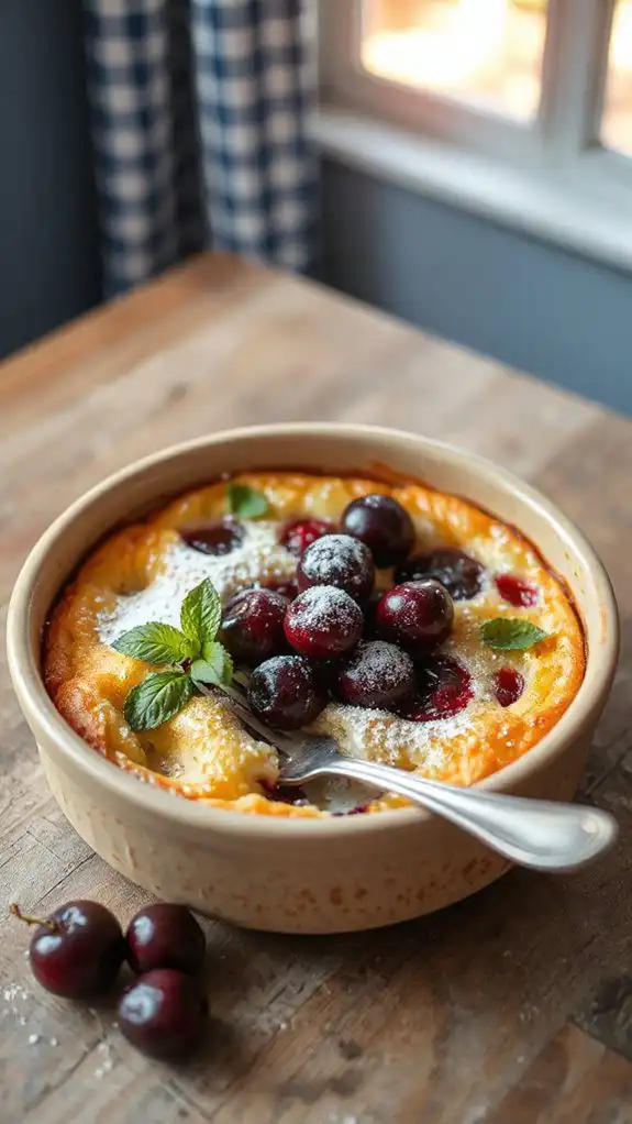 delightful cherry custard dessert delightful cherry custard dessert