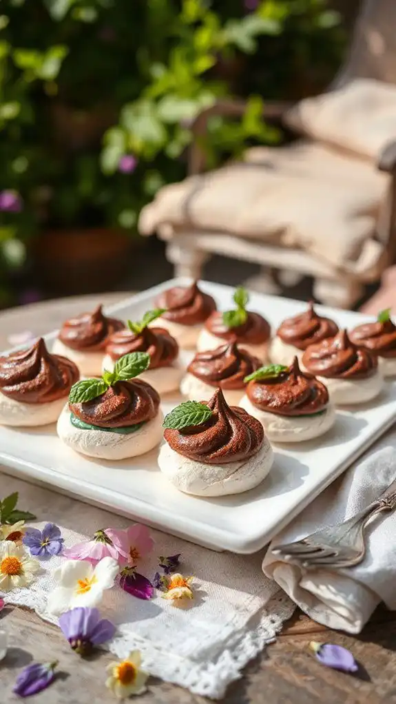 delightful chocolate mint treats