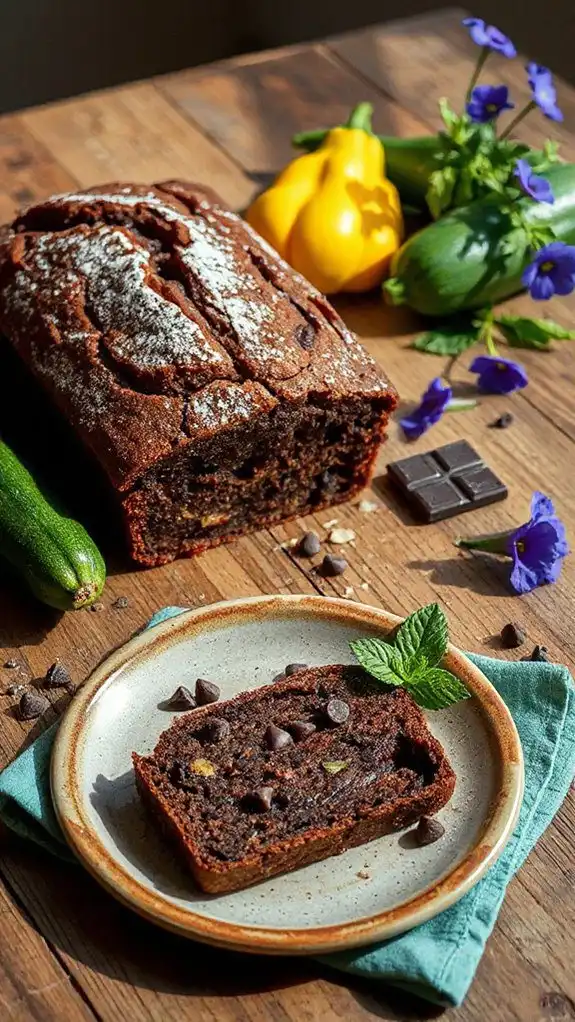 delightful chocolate zucchini bread