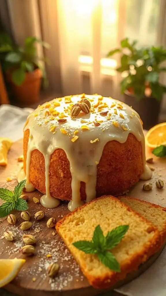 delightful citrus cardamom cake