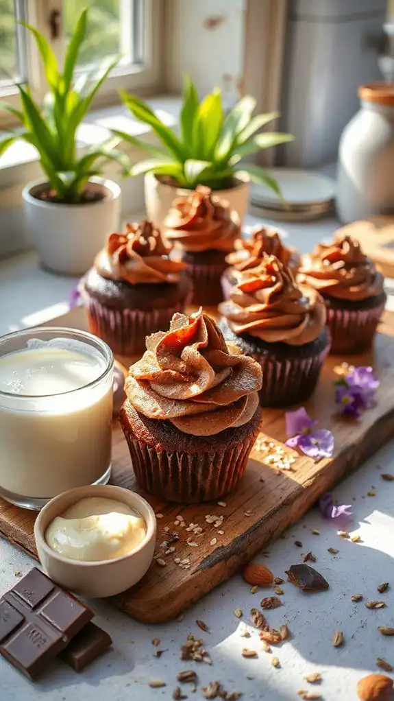 delightful dairy free chocolate cupcakes