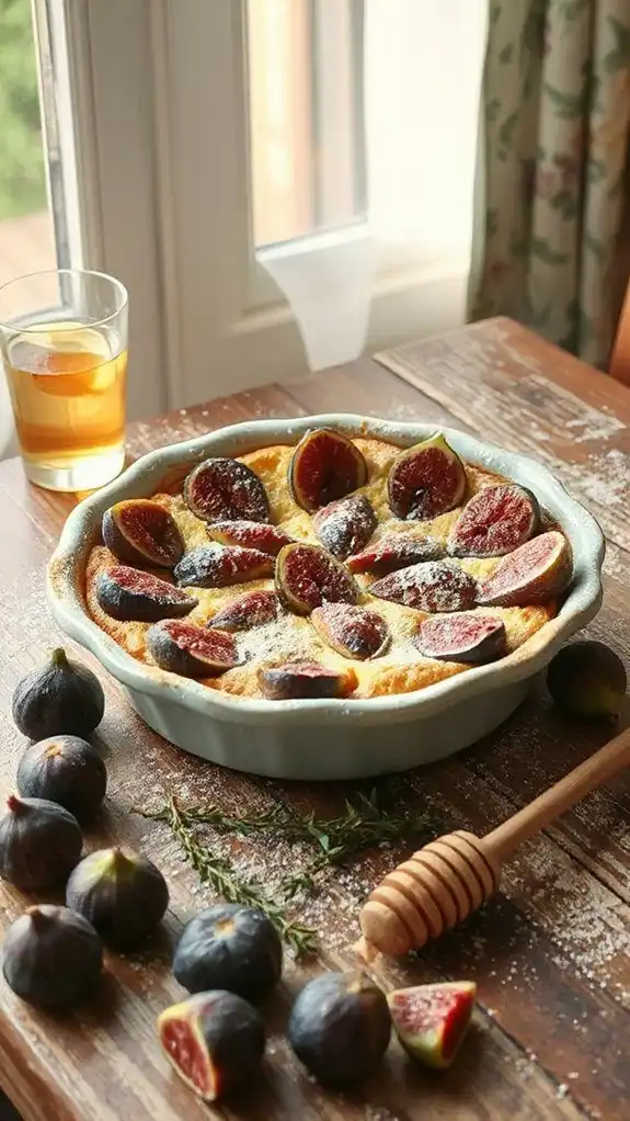 delightful fig honey clafoutis delightful fig honey clafoutis