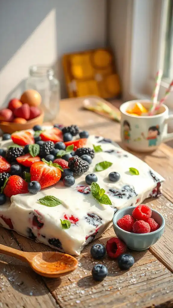 delightful frozen yogurt treat