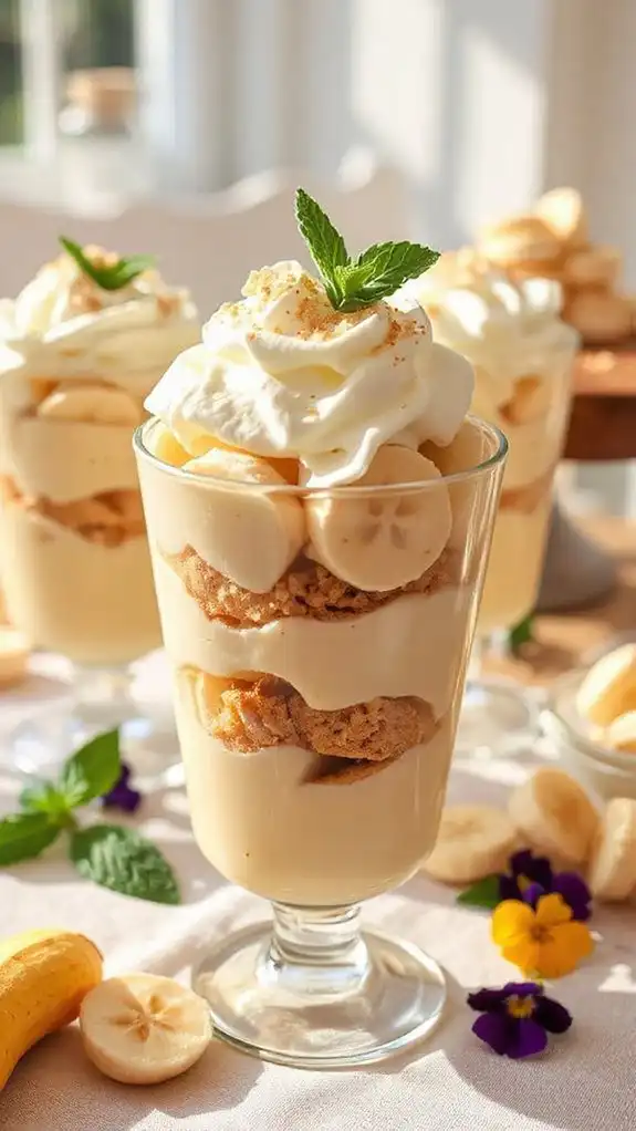delightful layered banana dessert
