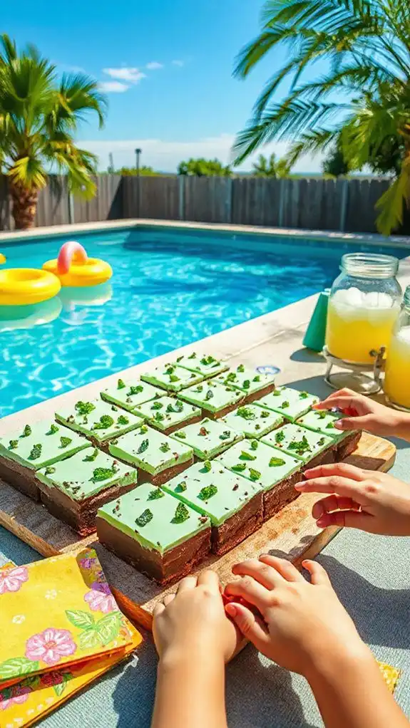 delightful mint chocolate bars