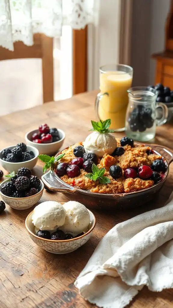 delightful mulberry crumble dessert delightful mulberry crumble dessert