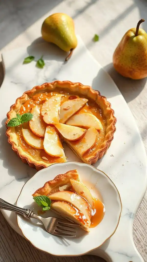 delightful pear almond dessert