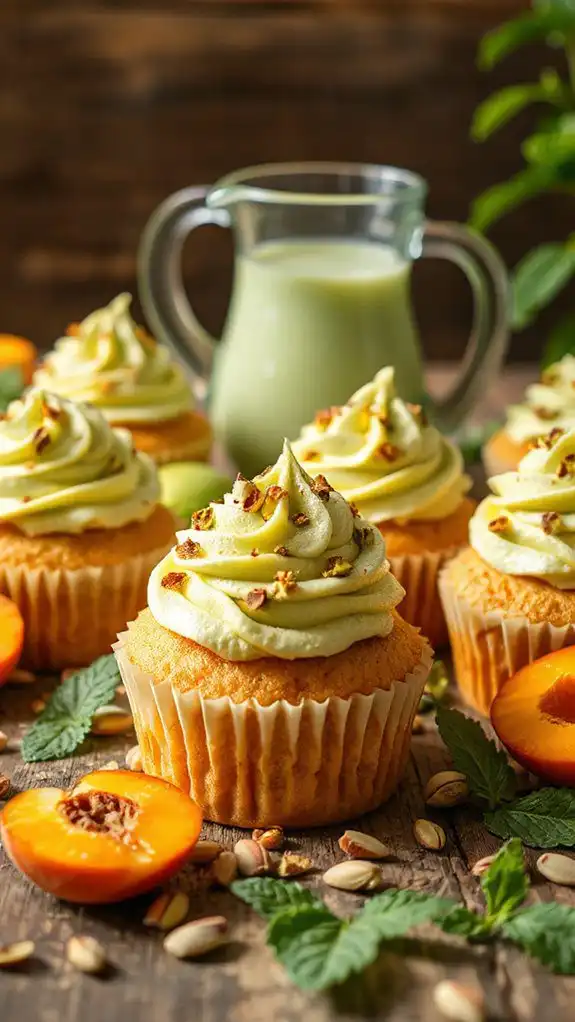 delightful pistachio filled cupcakes delightful pistachio filled cupcakes