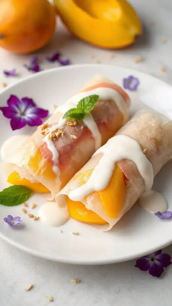 delightful portable dessert rolls