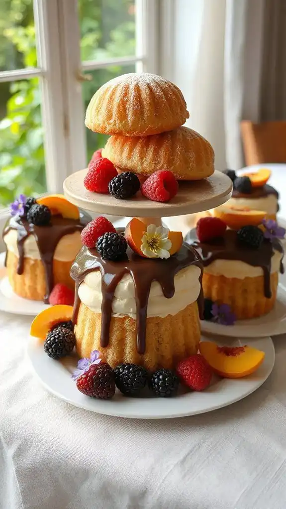 delightful shell shaped sponge cakes delightful shell shaped sponge cakes
