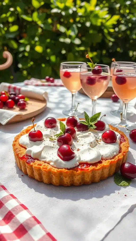 delightful spiced cherry tart delightful spiced cherry tart