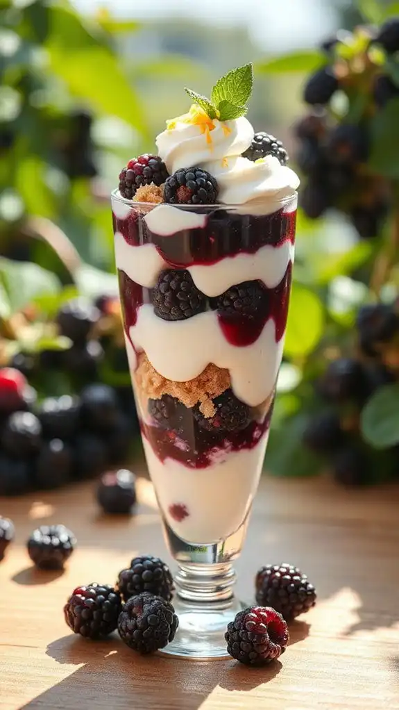 delightful summer berry dessert