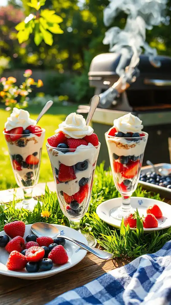 delightful summer berry parfaits
