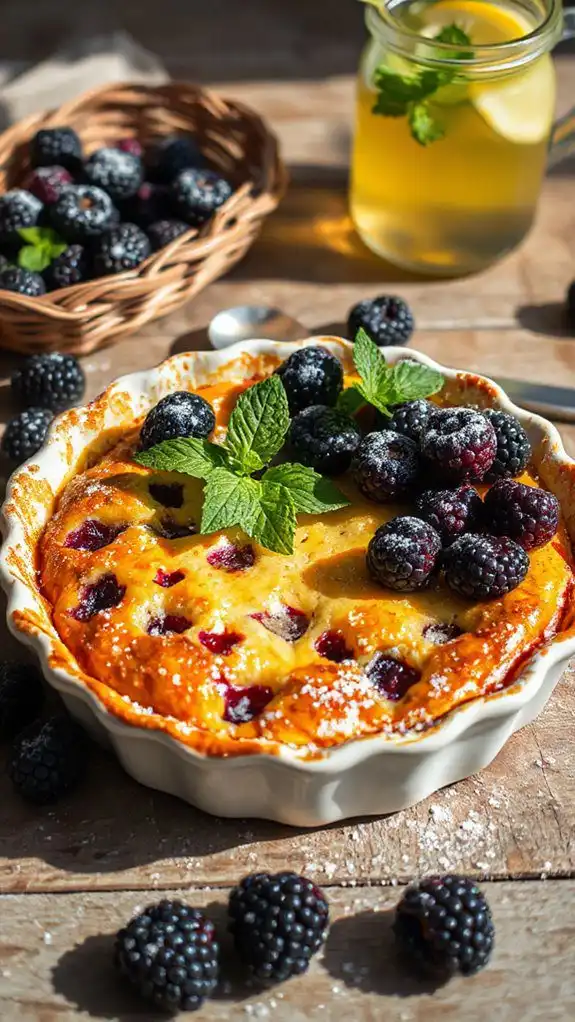 delightful summer blackberry dessert
