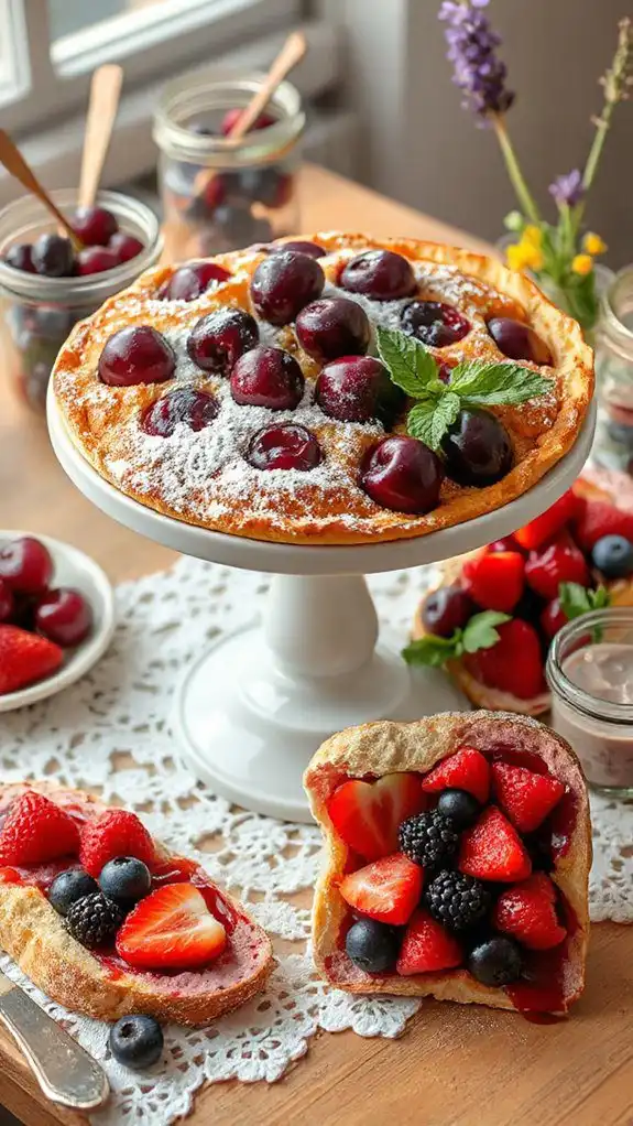 delightful summer cherry dessert delightful summer cherry dessert