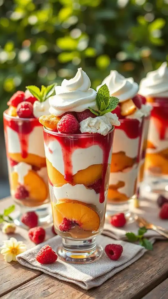 delightful summer dessert parfait