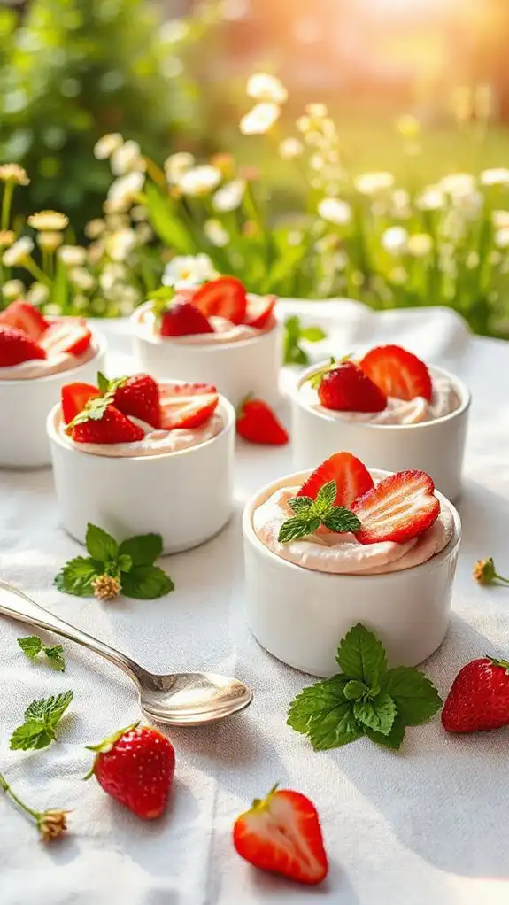 delightful summer yoghurt mousse