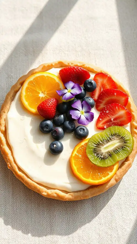 delightful vegan fruit tart