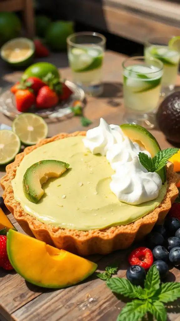 delightful vegan lime dessert