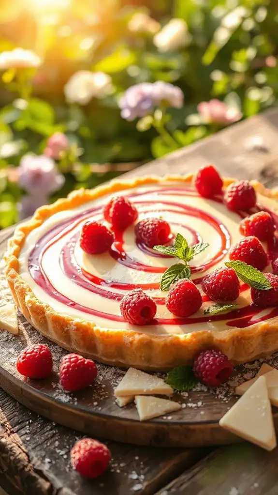 delightful white chocolate tart delightful white chocolate tart