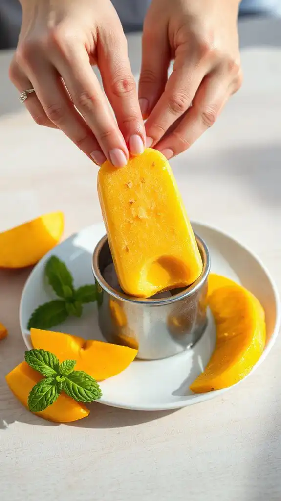 dip to loosen kulfi