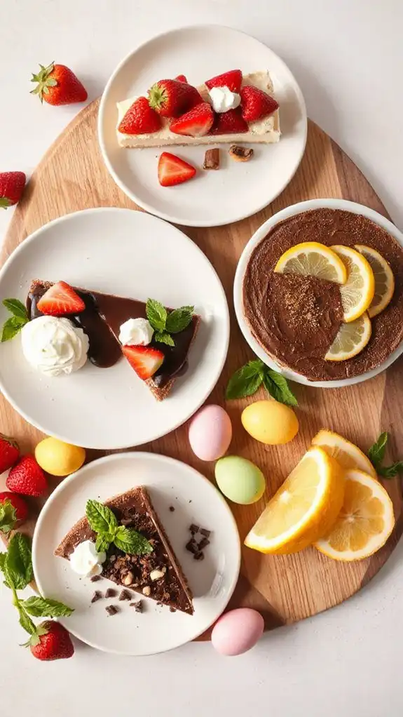 diverse cheesecake flavor options