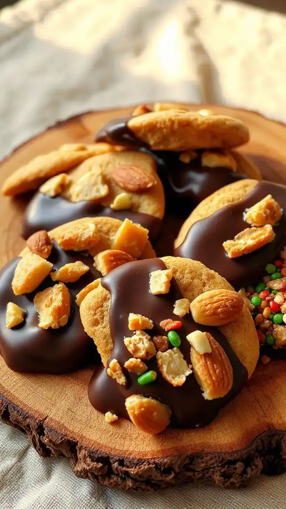 diverse crunchy candy variations
