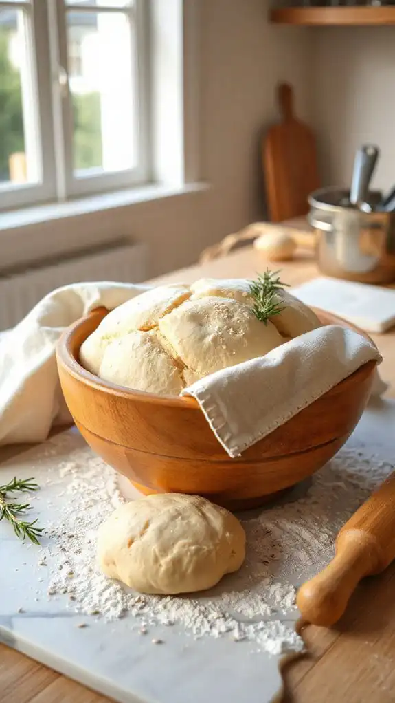 dough should double in size