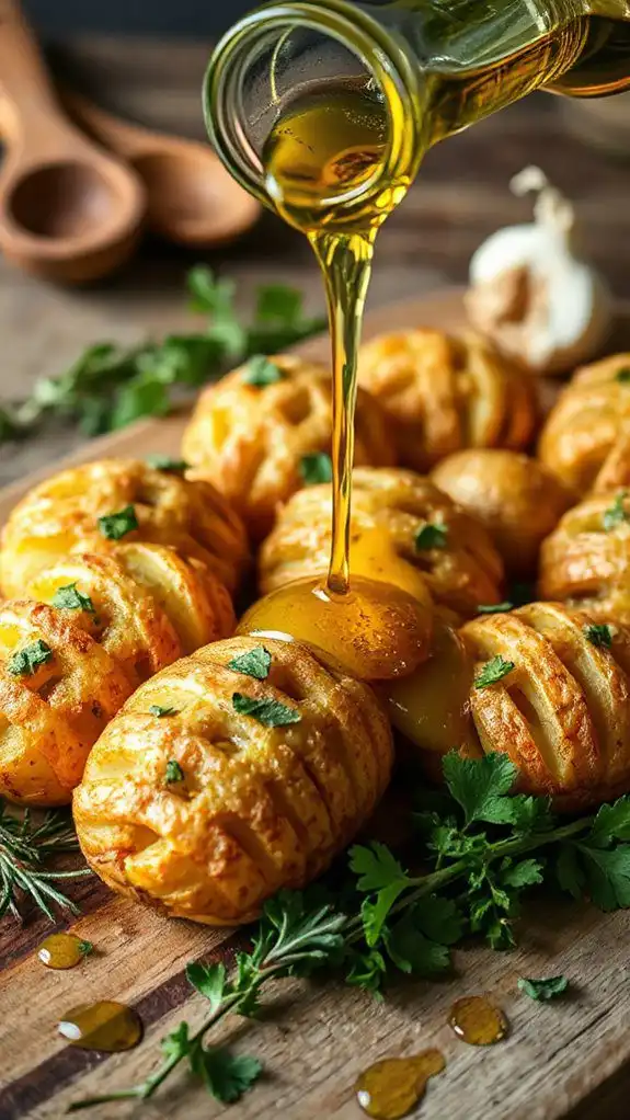 drizzle olive oil evenly drizzle olive oil evenly