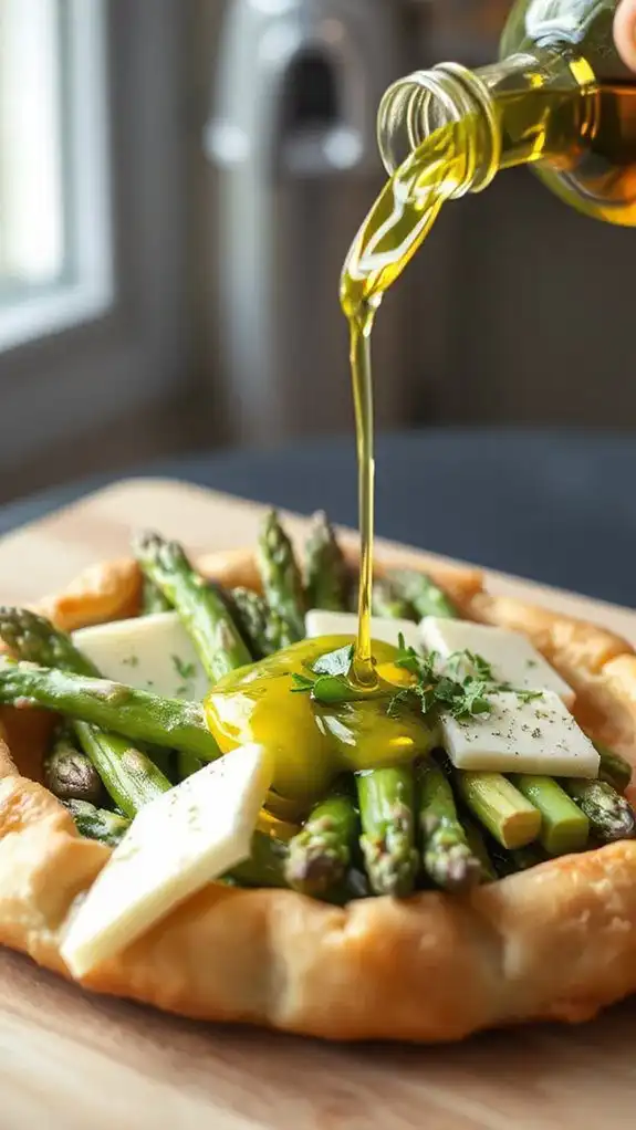 drizzle olive oil generously