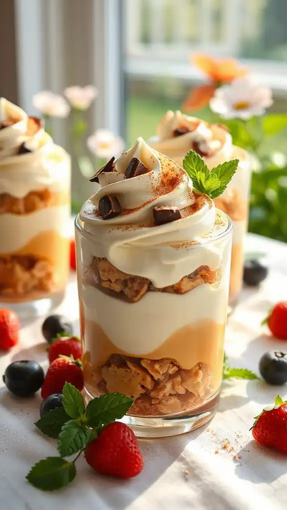 dulce de leche dessert parfaits