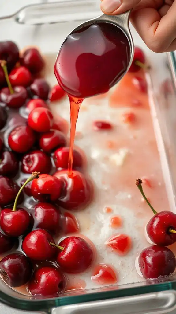 dump luscious cherry filling