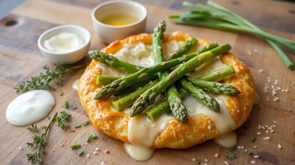 easter asparagus tart recipe