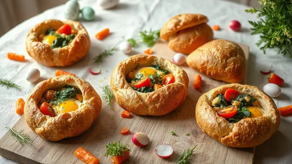 easter breakfast bread bowls