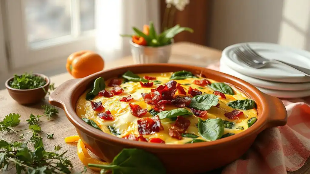 easter breakfast egg bake
