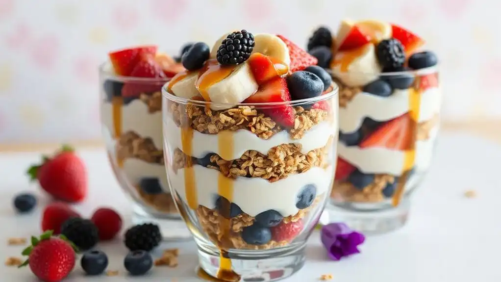 easter brunch yogurt parfaits