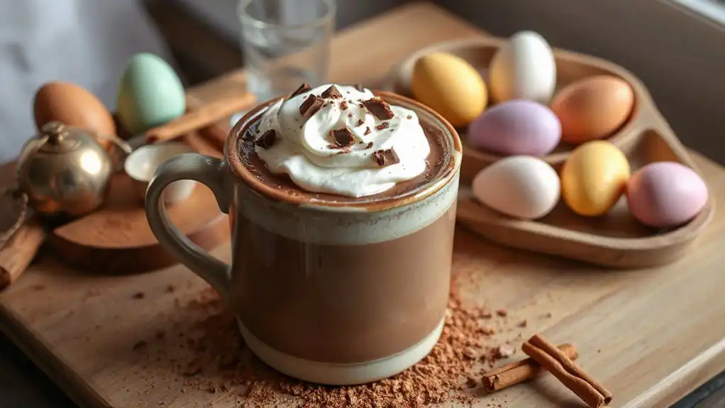easter bunny hot chocolate