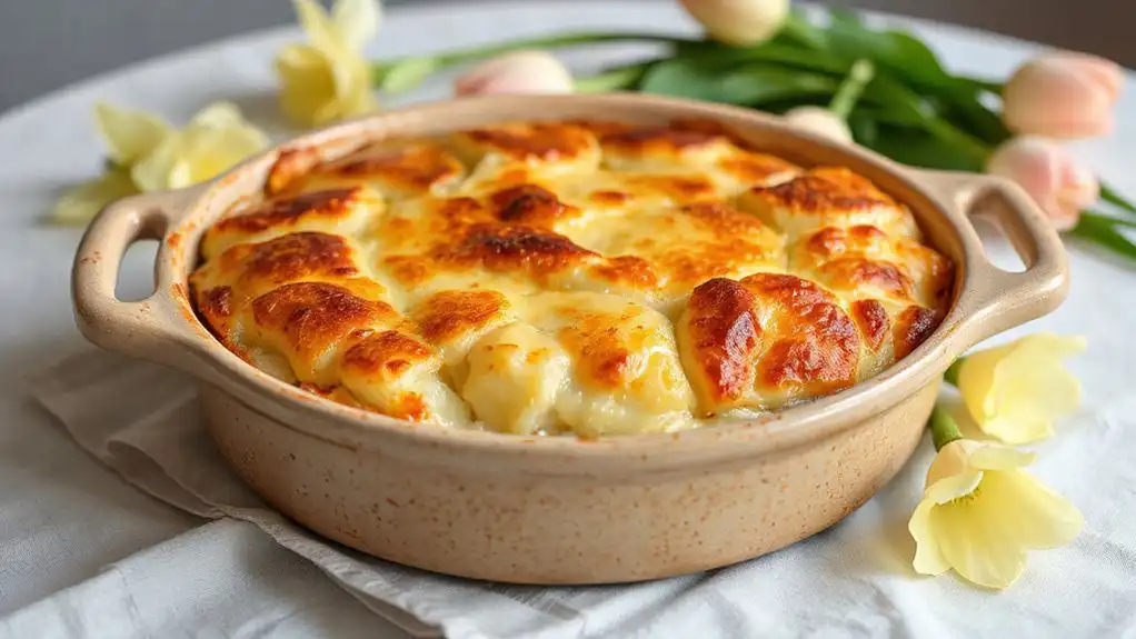 easter cheesy scalloped potatoes