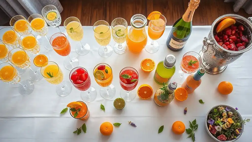 easter mimosa brunch celebration