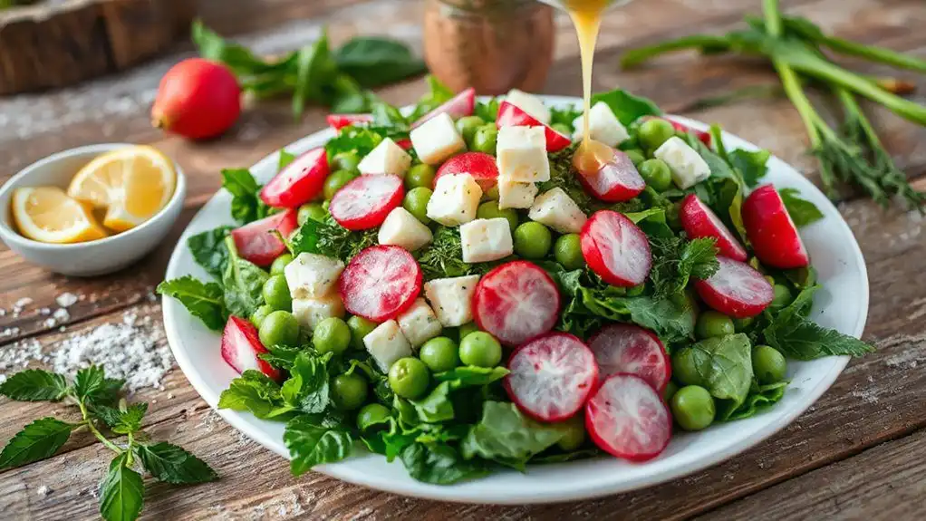 easter salad with havarti