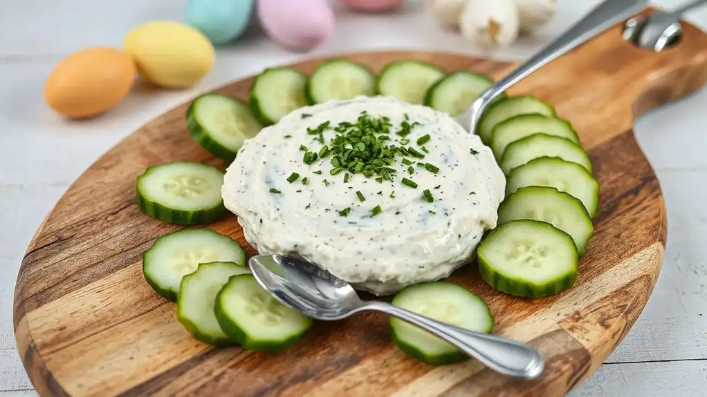 easter smoked trout appetizer