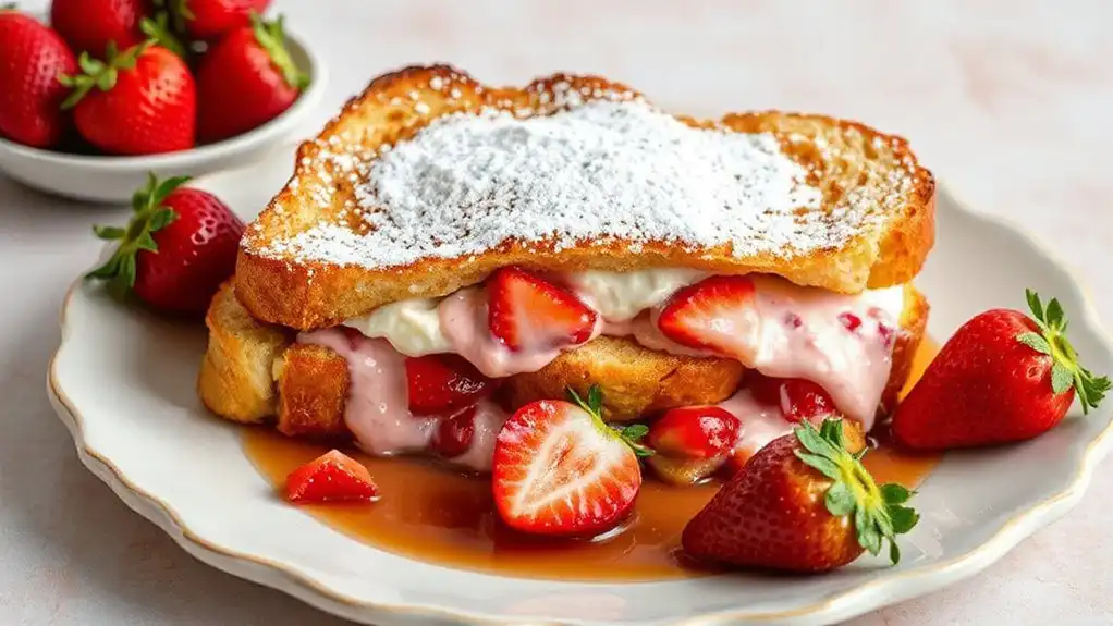 easter strawberry cream cheese delight