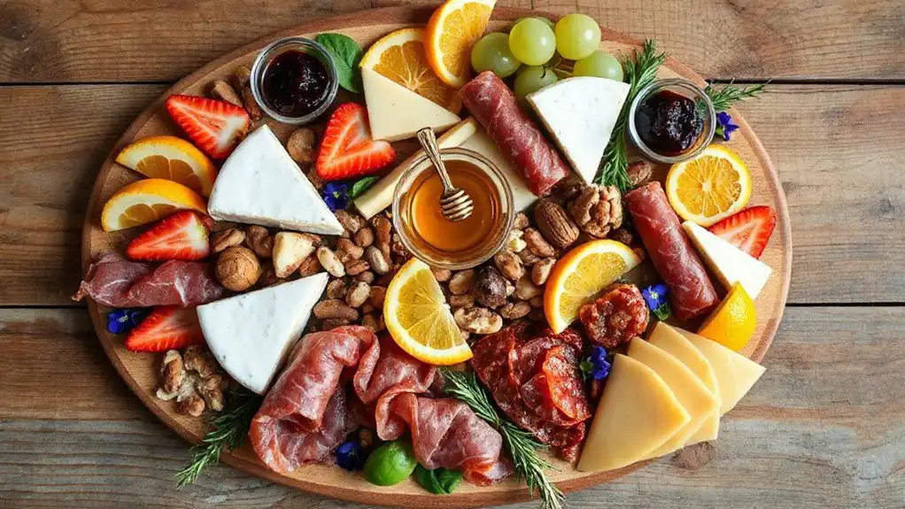 easter themed appetizer platter idea