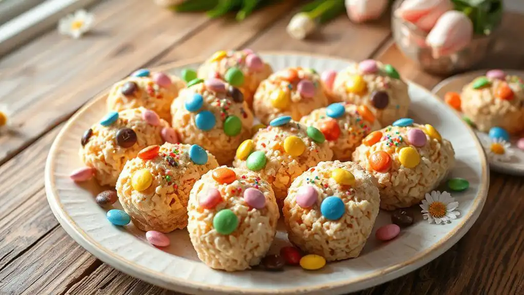 easter themed rice krispie treats