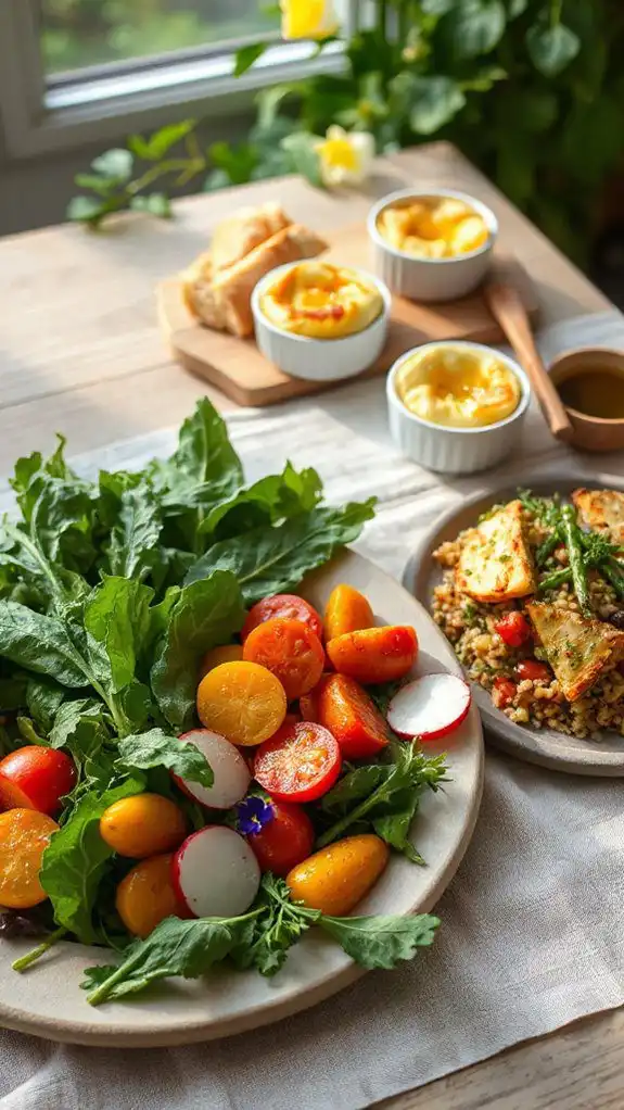 easter themed vegetable accompaniments