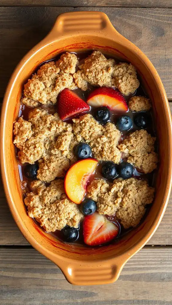 easy gluten free fruit cobbler